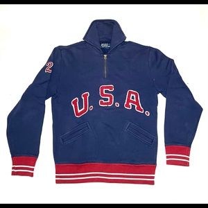 Men’s Polo half zip sweater